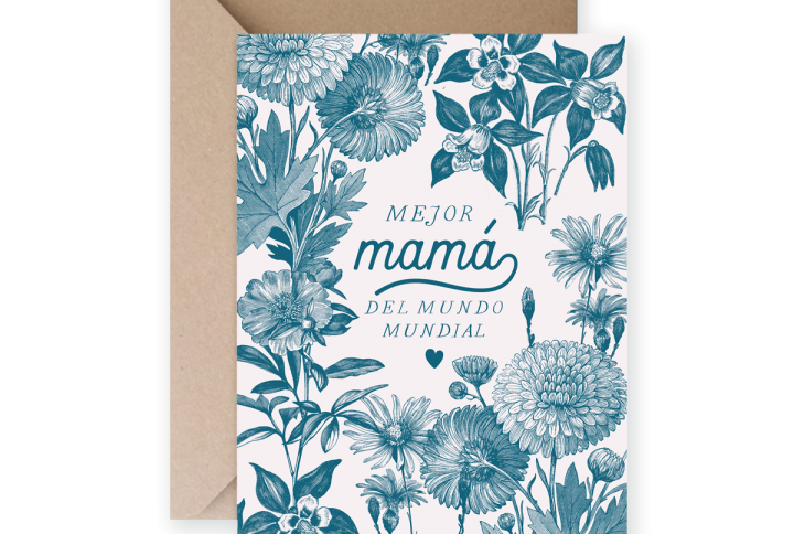 TARJETA - MEJOR MADRE DEL MUNDO MUNDIAL