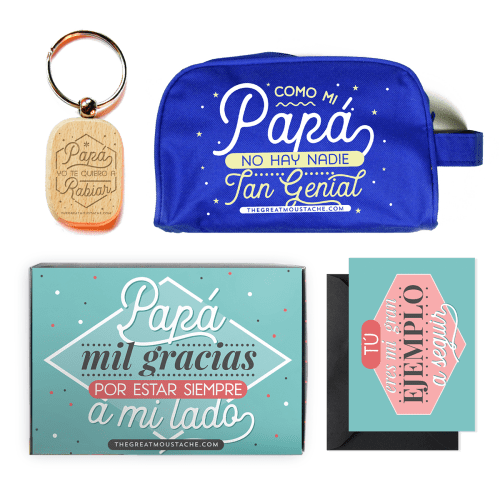 KIT "PAPÁ MIL GRACIAS POR ESTAR A MI LADO"