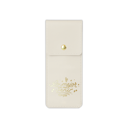 estuche blanco
