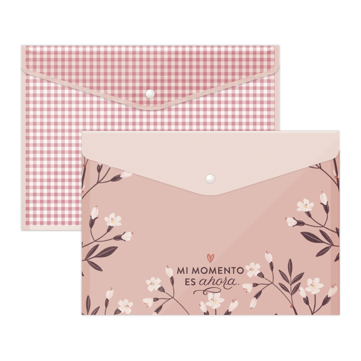 PACK DE CARPETAS DE BOTÓN - EDICIÓN ROSA