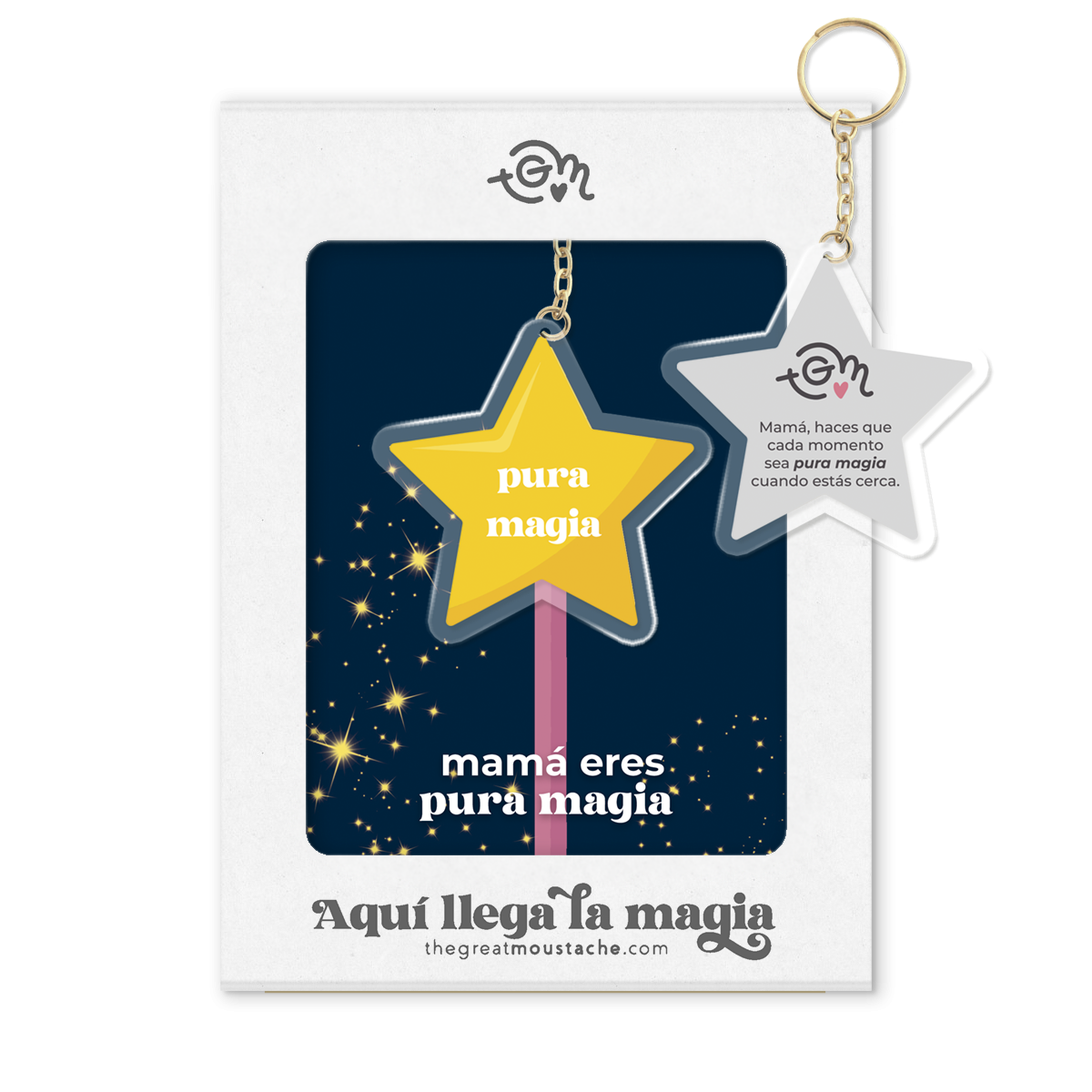 LLAVERO METACRILATO "MAMÁ ERES PURA MAGIA" LLAVERO METACRILATO "MAMÁ ERES PURA MAGIA"
