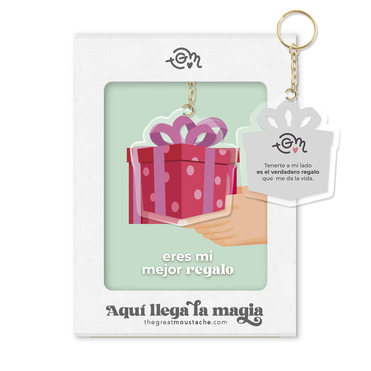 LLAVERO METACRILATO "ERES MI MEJOR REGALO" LLAVERO METACRILATO "ERES MI MEJOR REGALO"