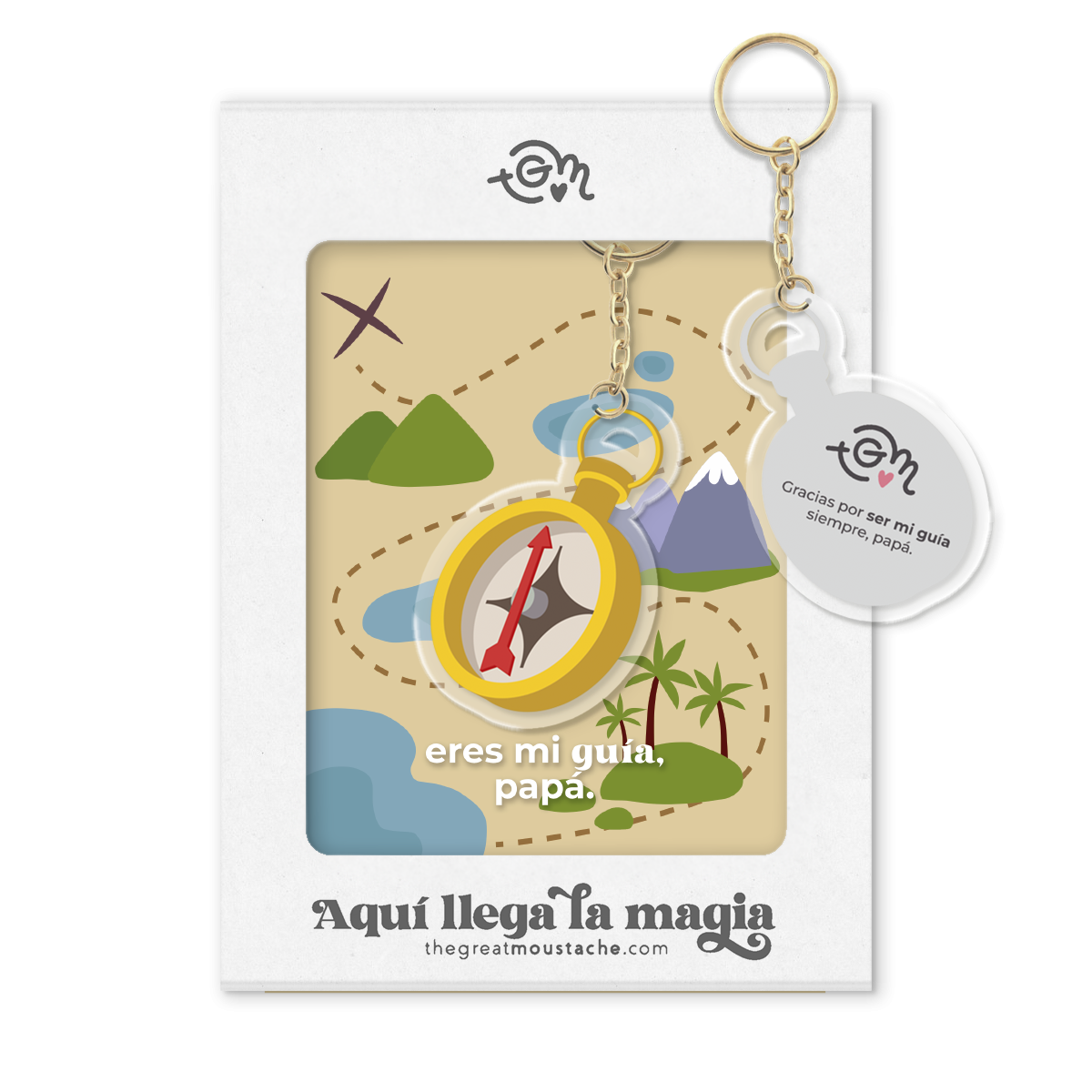 LLAVERO "ERES MI GUÍA, PAPÁ" LLAVERO "ERES MI GUÍA, PAPÁ"