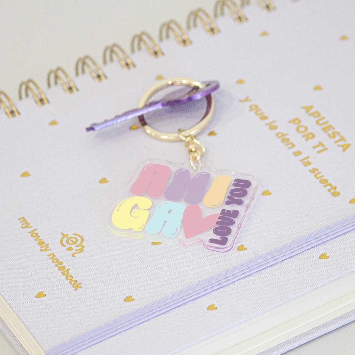 LLAVERO METACRILATO - AMIGA, LOVE YOU LLAVERO METACRILATO - AMIGA, LOVE YOU