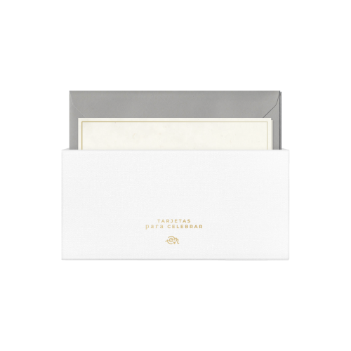 set tarjetas pure white 1