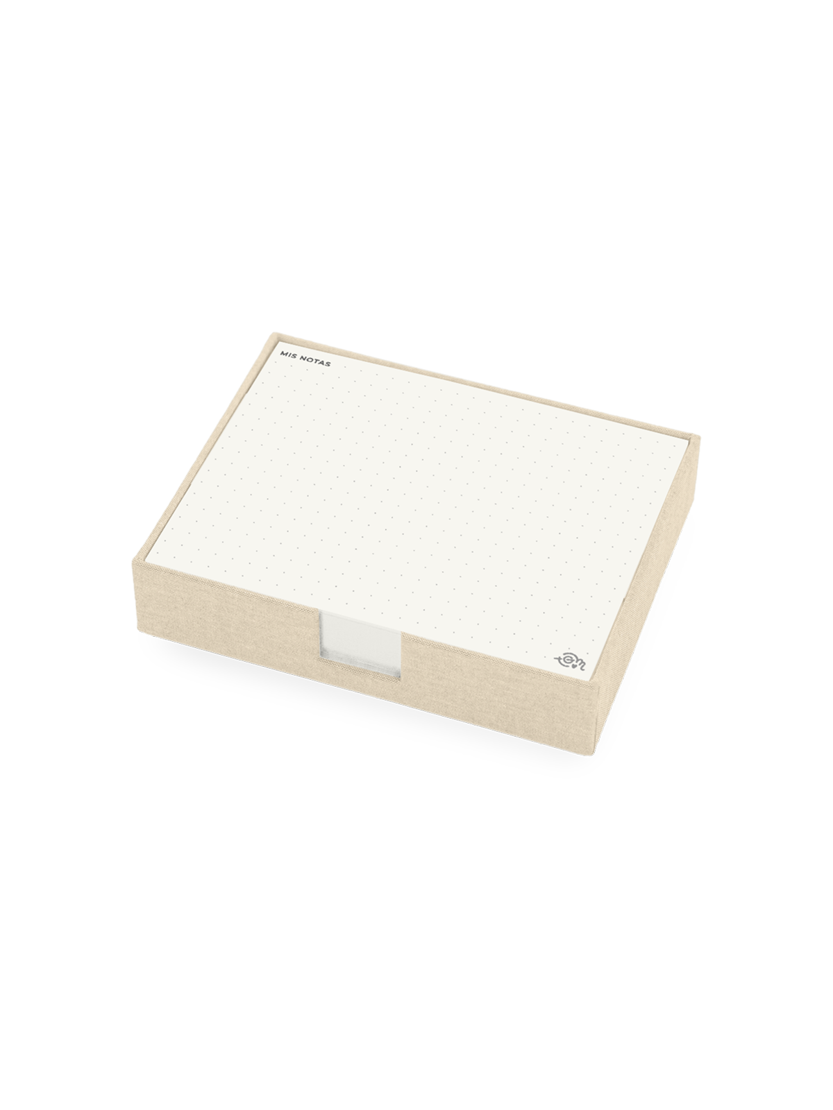Set de Notas Entelado - Beige Arena