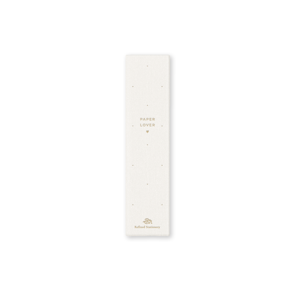marcapaginas entelado white lotus blanco