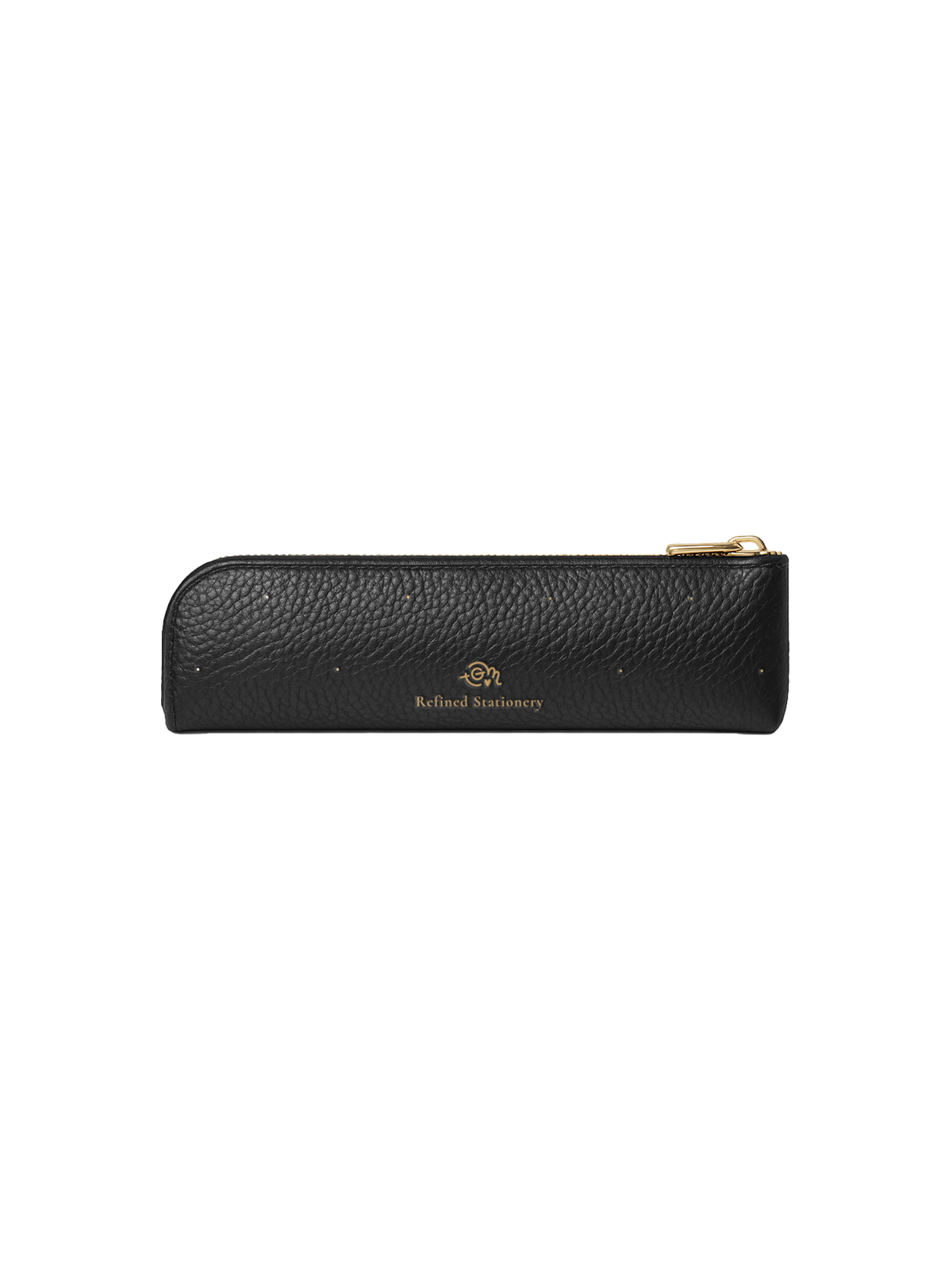 estuche negro refined stationery