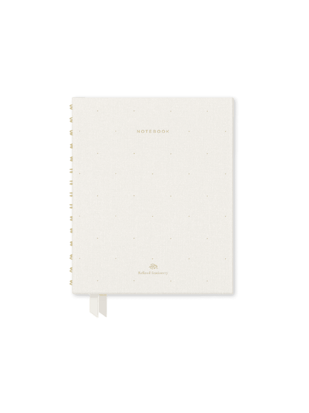 cuaderno entelado white lotus