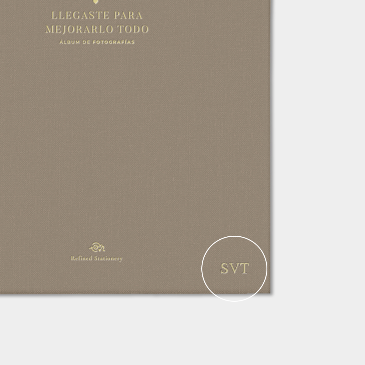 álbum personalizado entelado