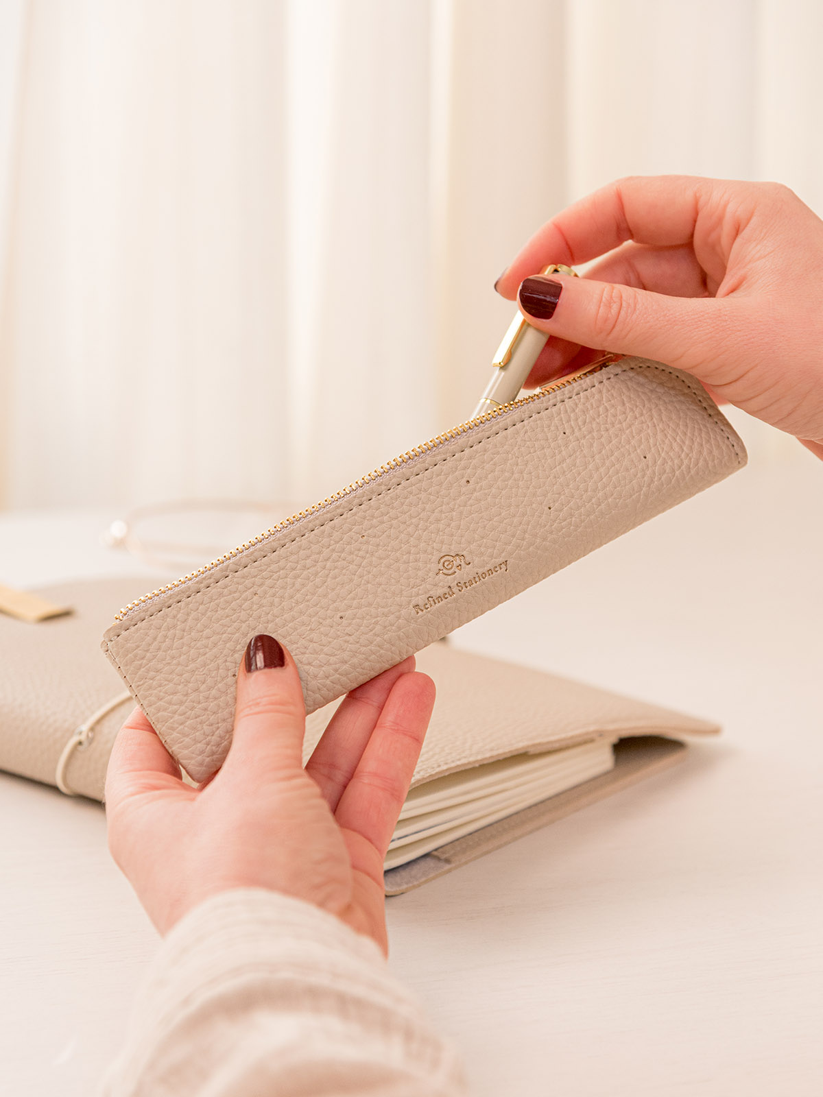 estuche cremallera greige 1 estuche cremallera greige 1