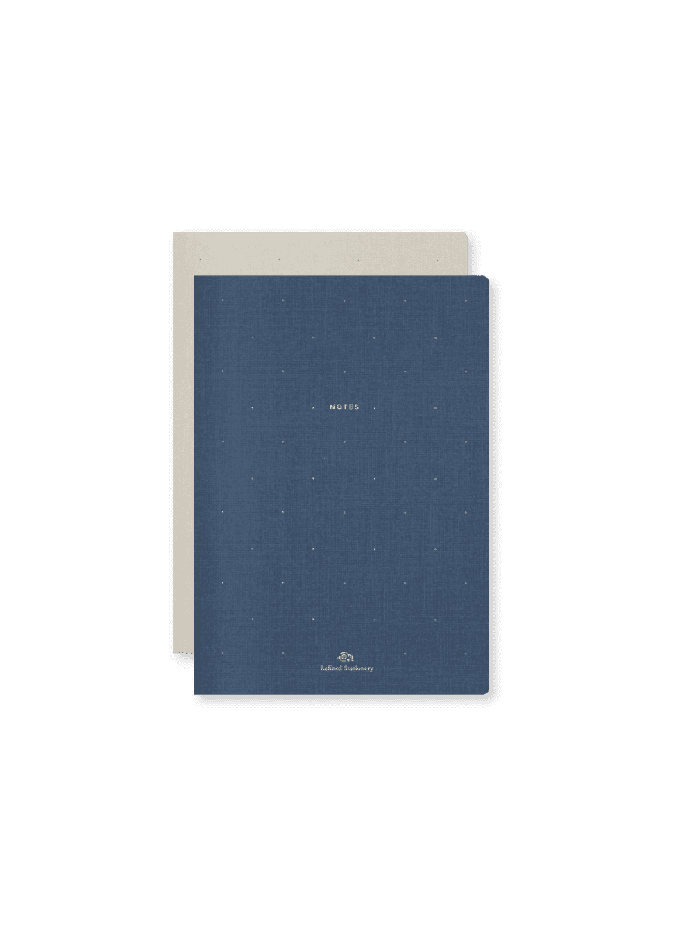 conjunto a5 libretas enteladas denim arena