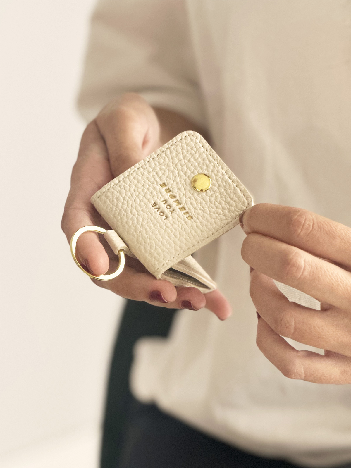 llavero portafotos love you siempre 3