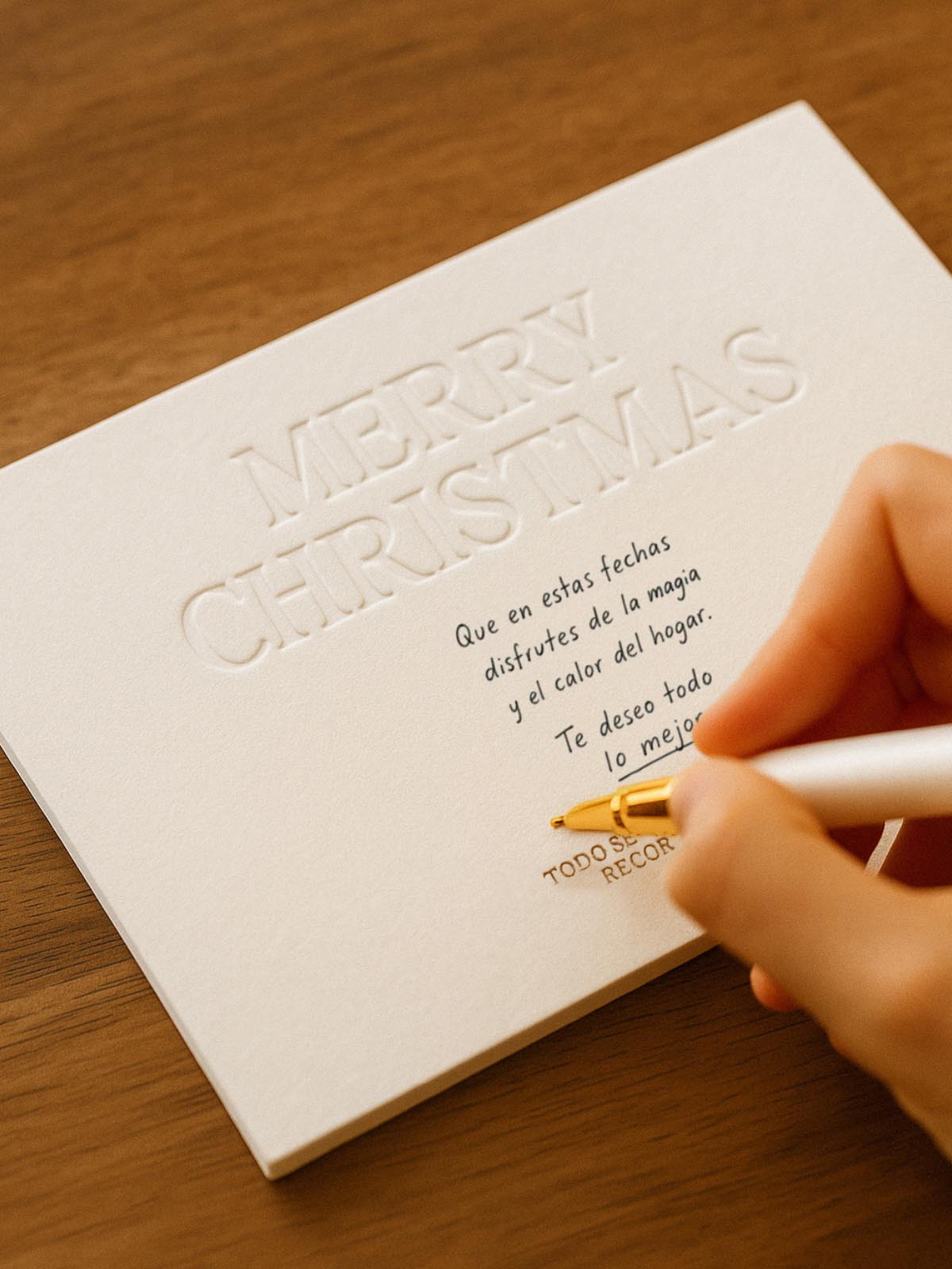 tarjeta de navidad the great moustache