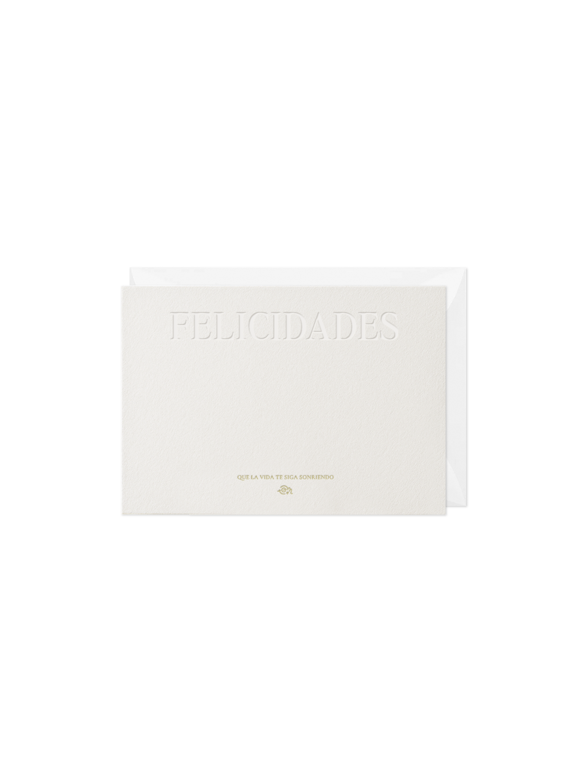 tarjeta de felicidades con detalles dorados de the great moustache