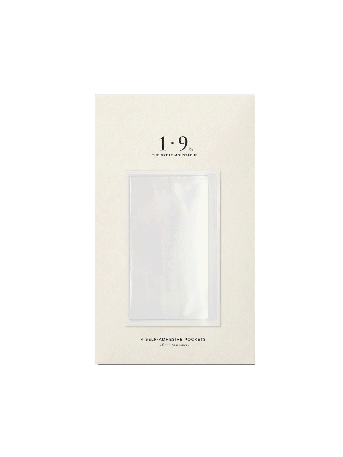 pack de 4 bolsillos transparentes adhesivos