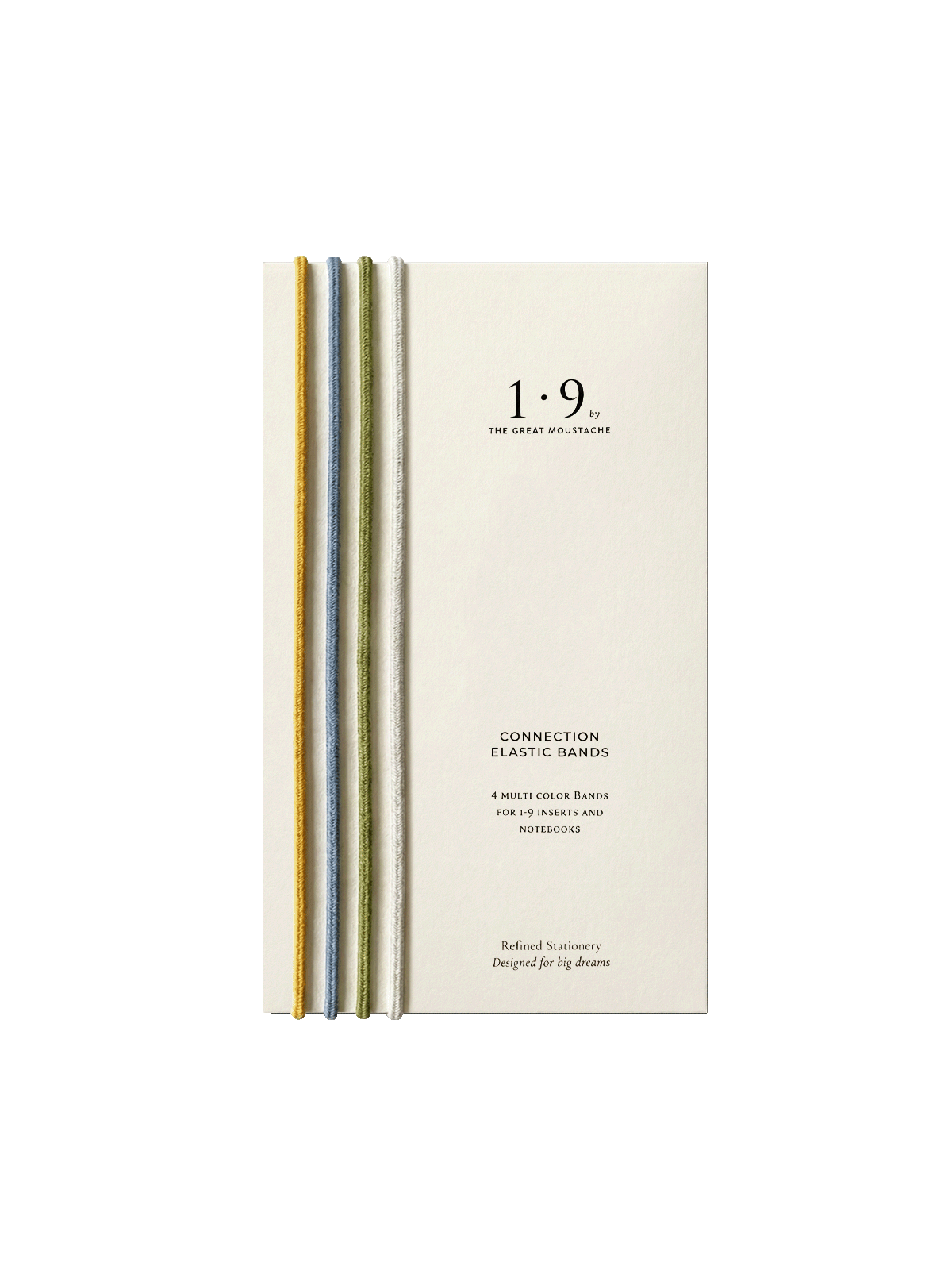 Bandas elásticas conectoras para cuadernos en pack de cuatro