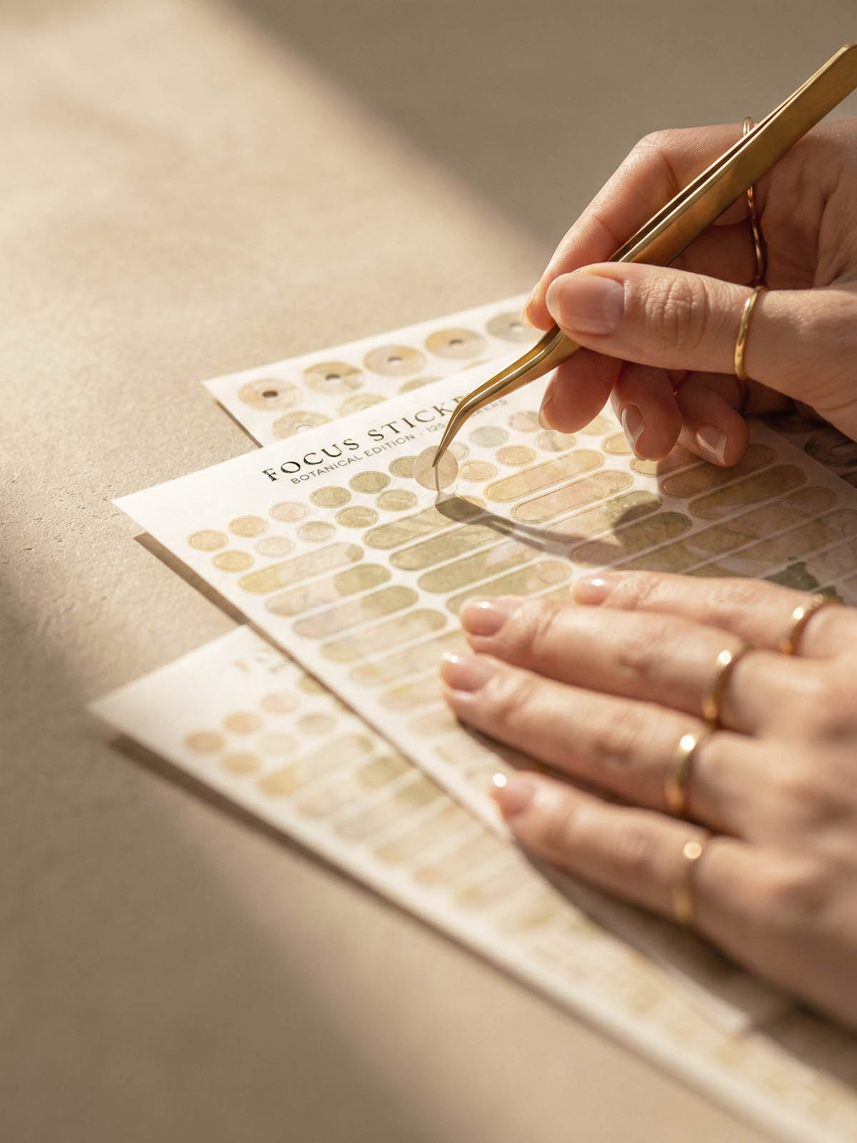 pegatinas de flores the great moustache