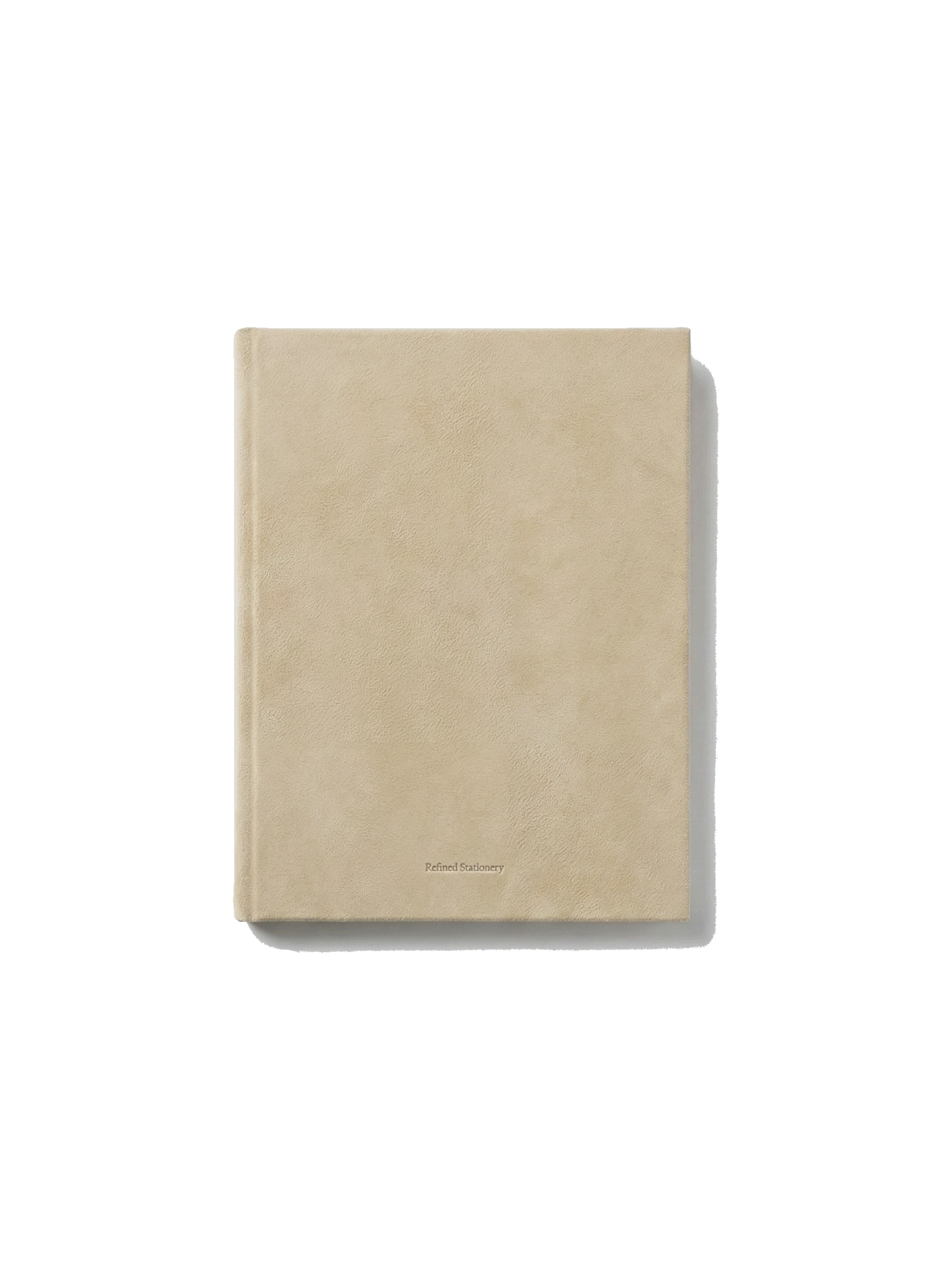 funda de ante de tapa dura color camel The Great Moustache