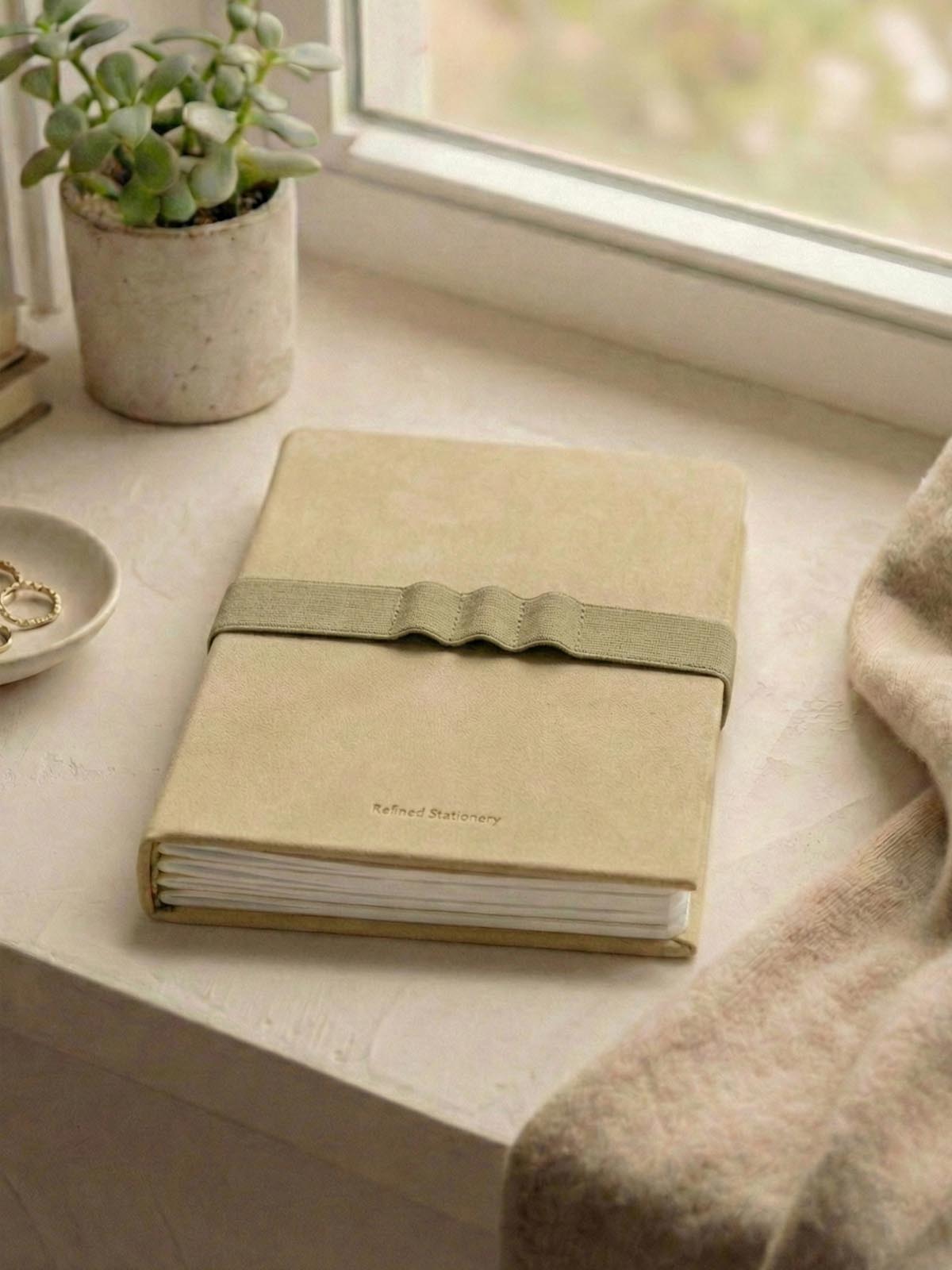 Planificador 1·9 con cover camel y goma de cierre Laurel