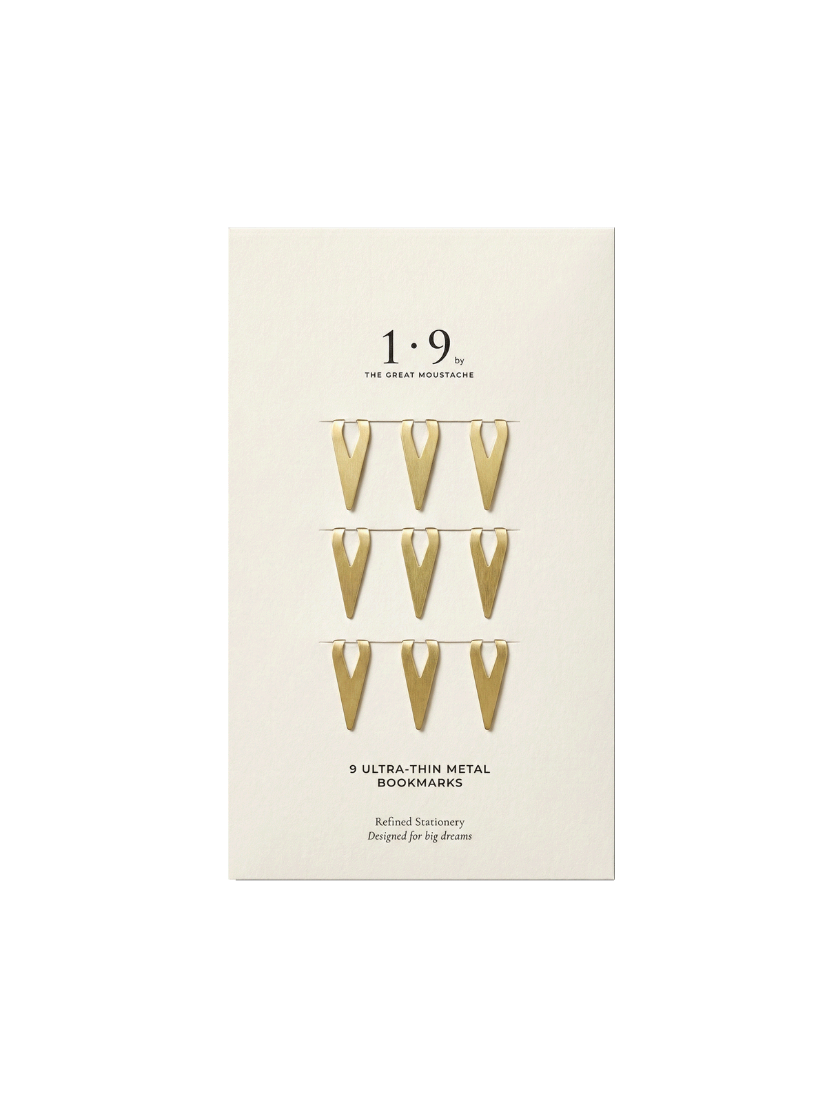 marcapáginas dorados