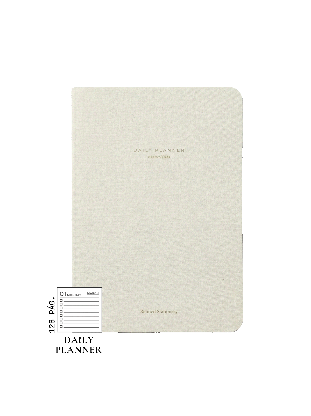 cuaderno entelado de planificación día a día