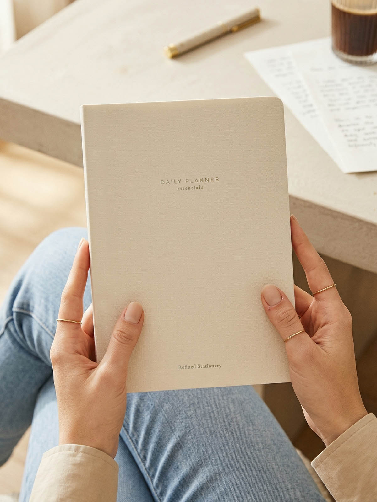 cuaderno entelado de planificación semanal