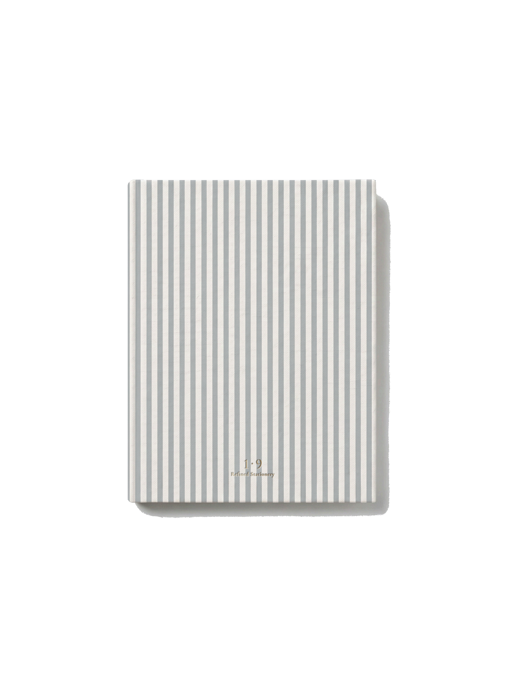 funda de tapa dura entelada a rayas para cuadernos a5