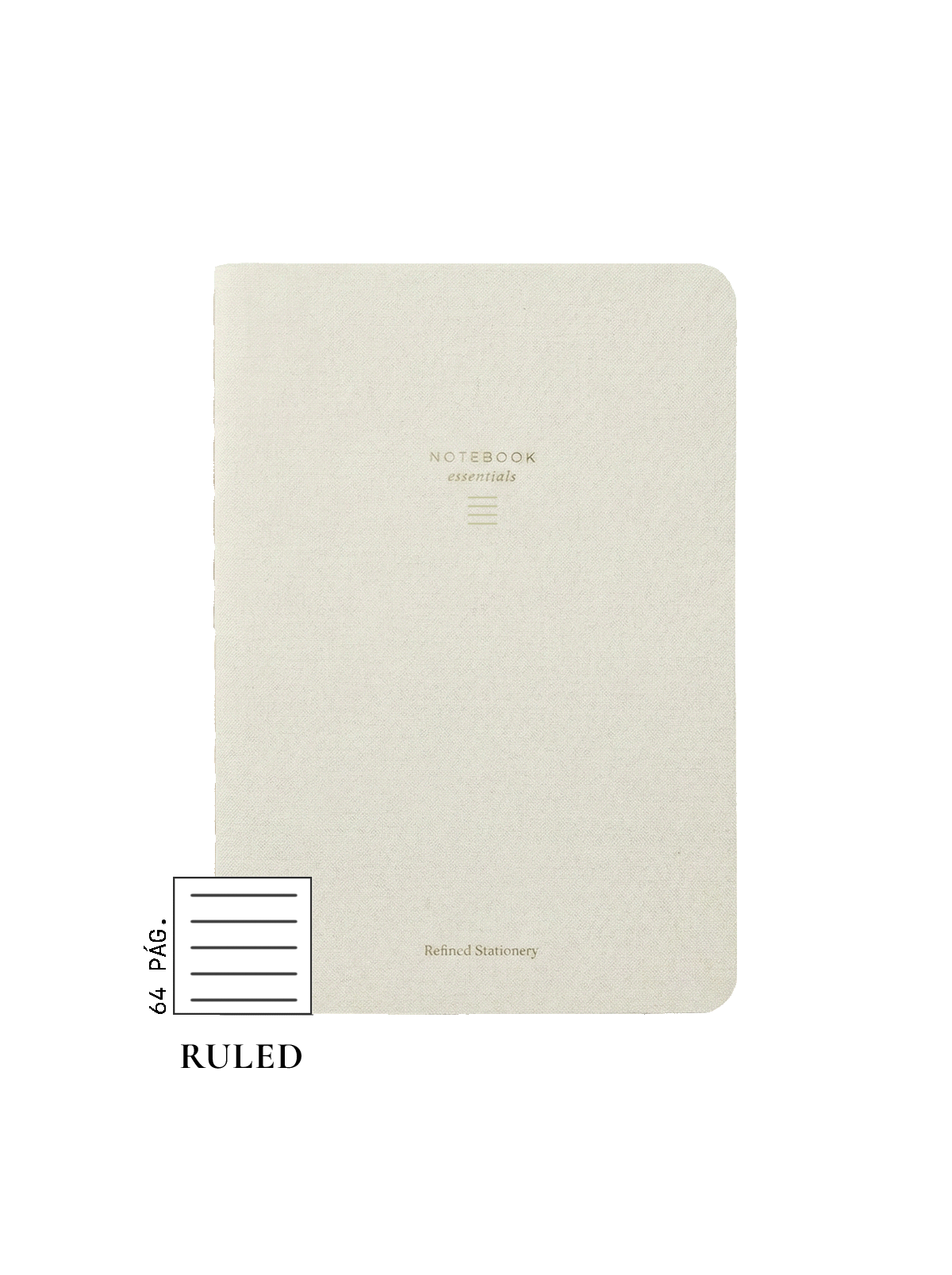 Notebook 1·9 Ruled Paper (64 páginas)