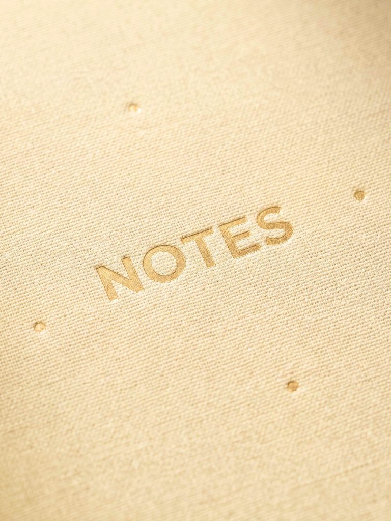 detalle libreta entelada a6 The Great Moustache