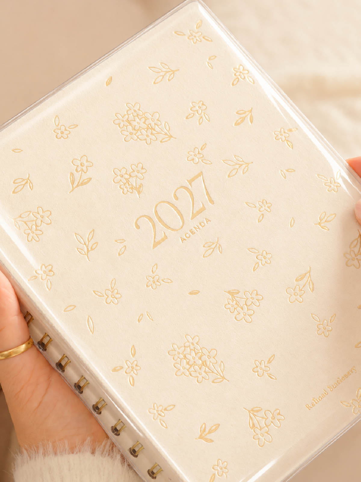 funda protectora transparente para agendas The Great Moustache